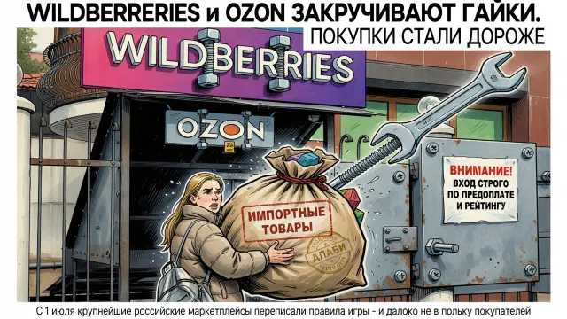 Wildberries и Ozon закручивают гайки. Покупки стали дороже